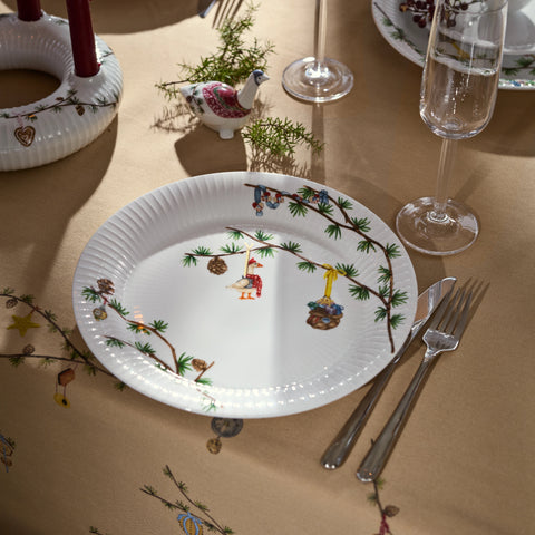 Hammershøi Christmas - Tallerken Gås Ø27 cm