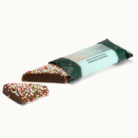 Karamel Bar – Romkugle i lys chokolade