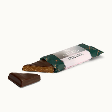 Karamel Bar – Klassisk fløde i mørk chokolade