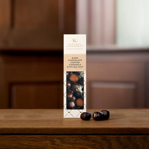 Dark Chocolate Coated Caramels With Sea Salt - Karamel Kompagniet